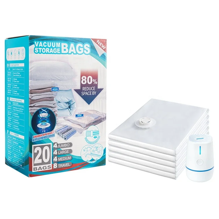 New Mildew Shirt Bag Travel Space Saver Vacuum Sealed Air Pressure Vacuum storage bag for clothes