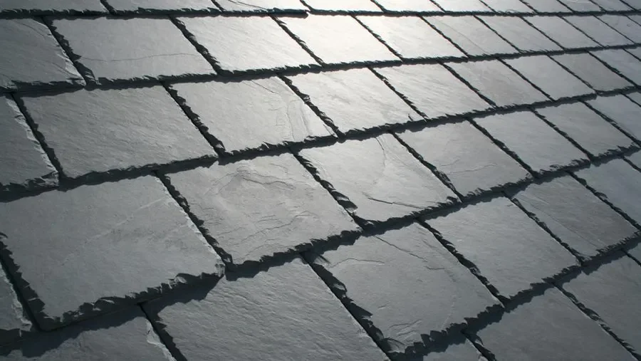 Natural black slate roof tiles