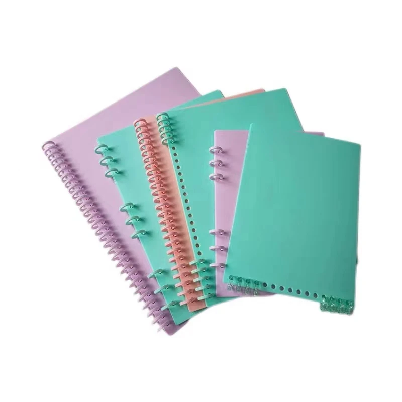 High Quality PVC Spiral Coil Binding Environmentally Friendly Office Supplies Made from Paper and PET Ring Pattern