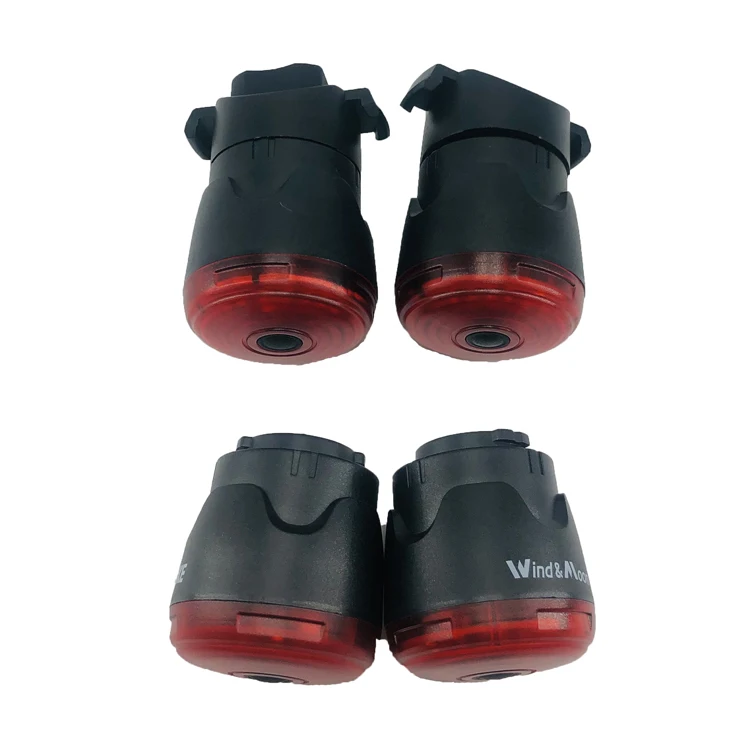 
Wate Multifunctional Mini LED Bicycle Tail Light IPX5 Waterproof Cycling Lamp with Security Alarm USB Chargeable Bike Rear Light 