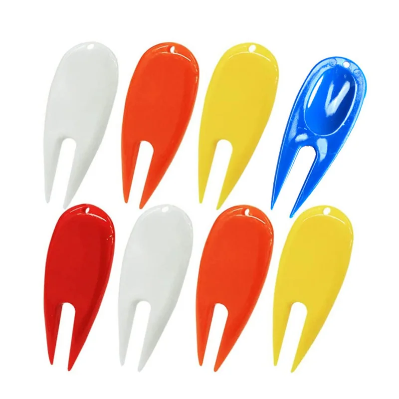 Golf Divot Repair Tool Golf Pitchforks Club Ball Training Accessories Plastic Golf Pitch Turf restoration Tool