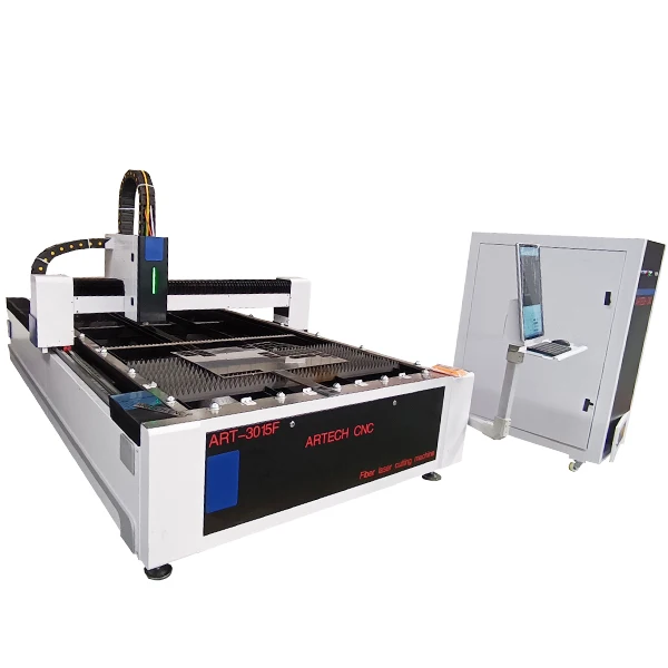1530 fiber laser cutting metal machine with 1KW 3 KW laser MAX laser for cutting