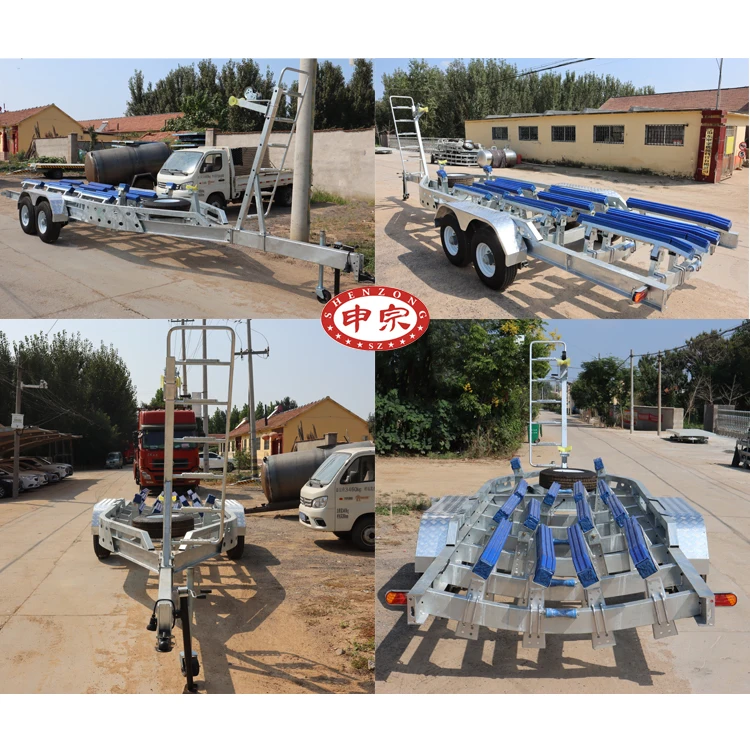 Factory supply watercraft 7 ton  Boat Trailers with ladder