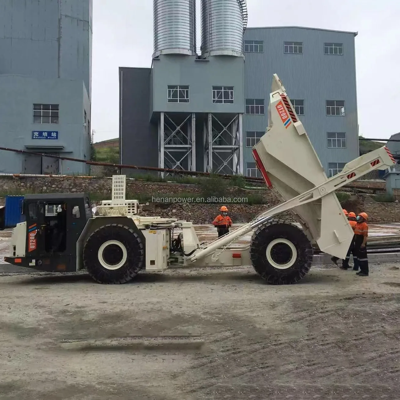 Factory price 20 ton underground diesel mining truck 4 Wheel Tunnel truck