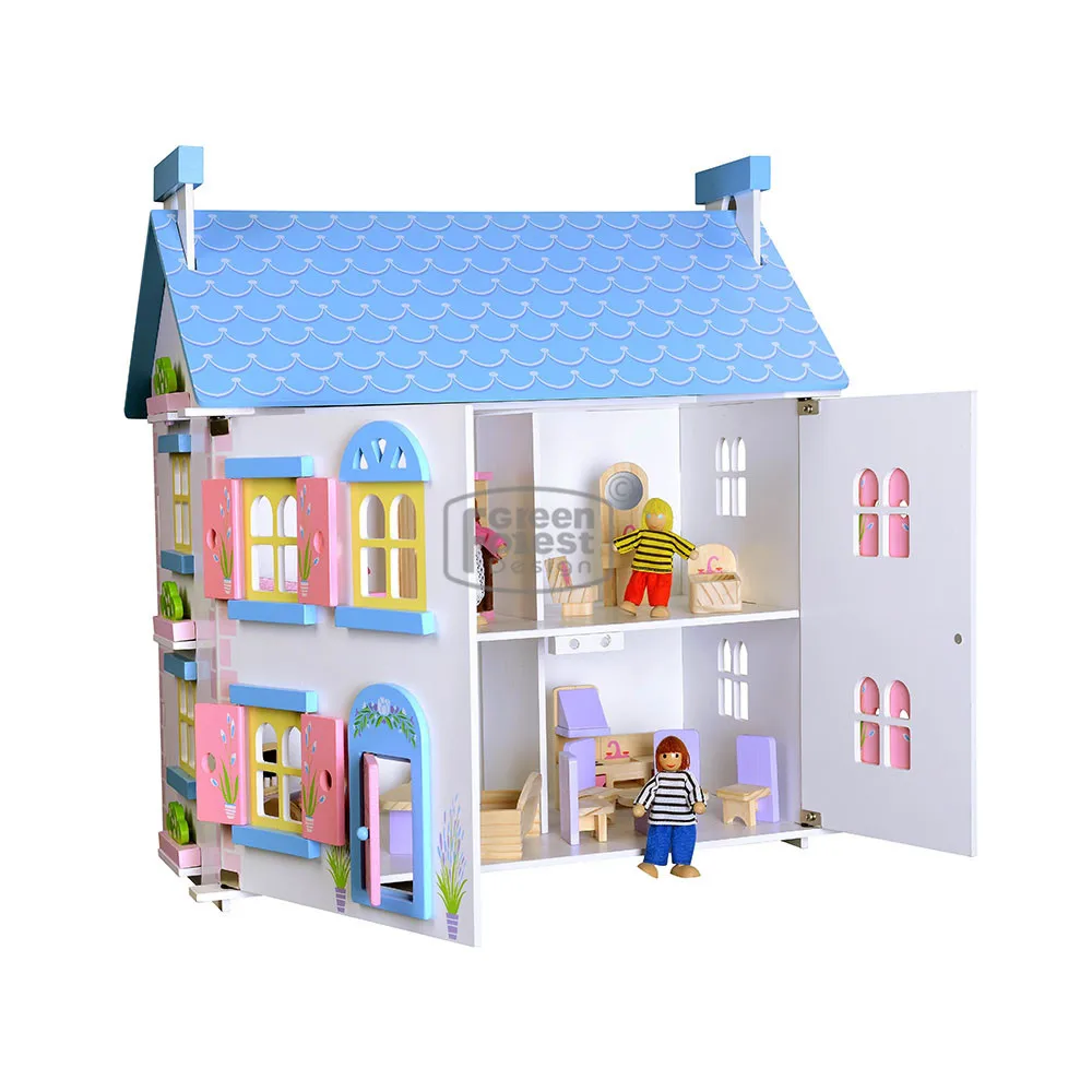 New kids wooden cottage toy,popular children wooden cottage toy wooden children house toys kids