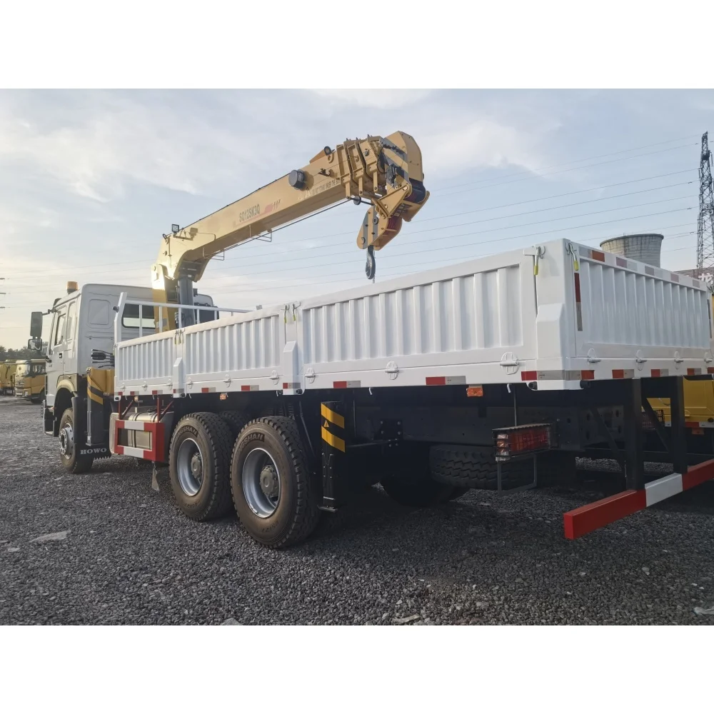 Sinotruk Howo 340hp грузовой кран с Прямой стрелой 12 тонн 20 автомобиль для строительства