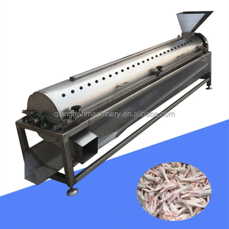 Factory Price Automatic Chicken Legs Peeling Paws Cleaning Machine Chicken Feet Machine On Sale