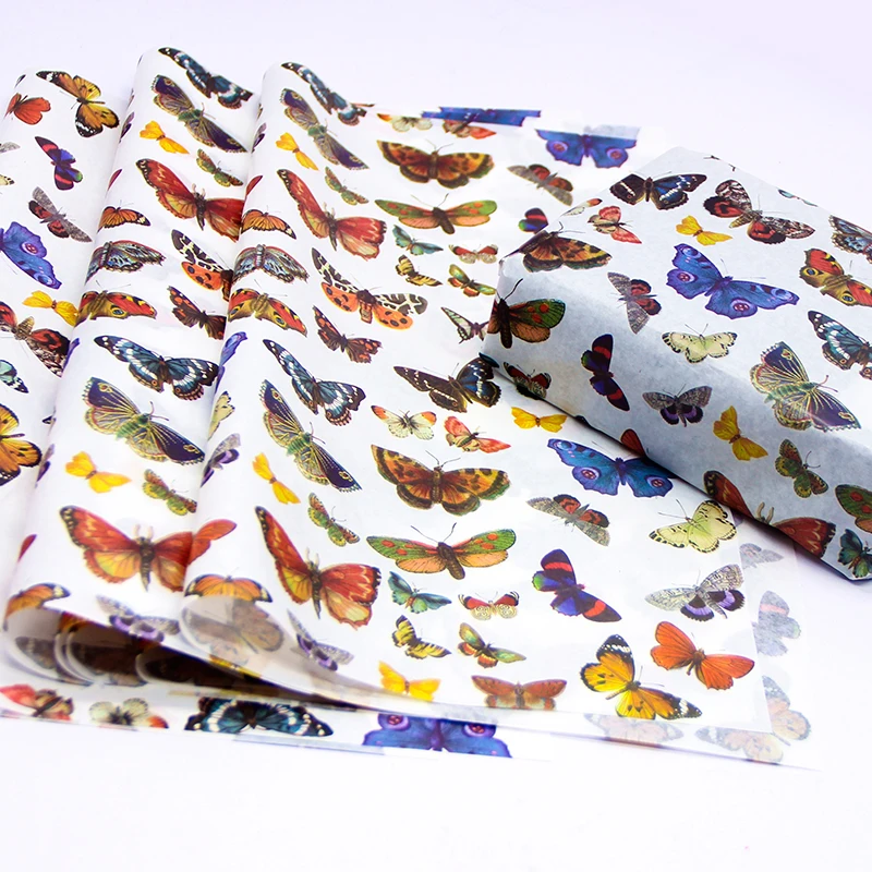 Компостная розовая светлая Фантазийная Цветочная шелковая индивидуальная упаковка, салфетки, шелковая индивидуальная упаковка, салфетки