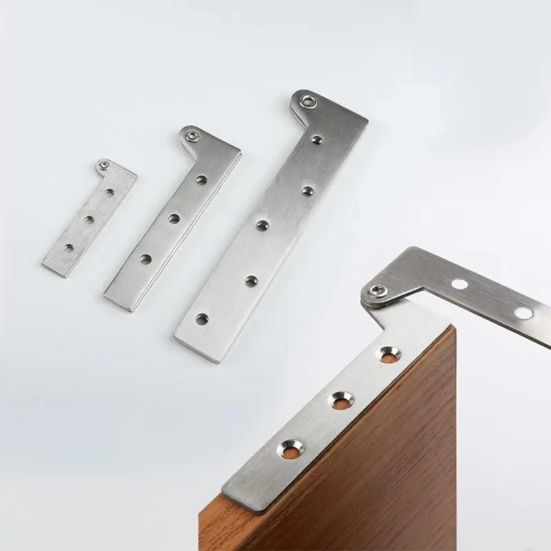 1.5mm Thick Concealed Hinge 360 Degree Door Pivot Hinges Furniture Base Stainless Steel Hardware Accessories