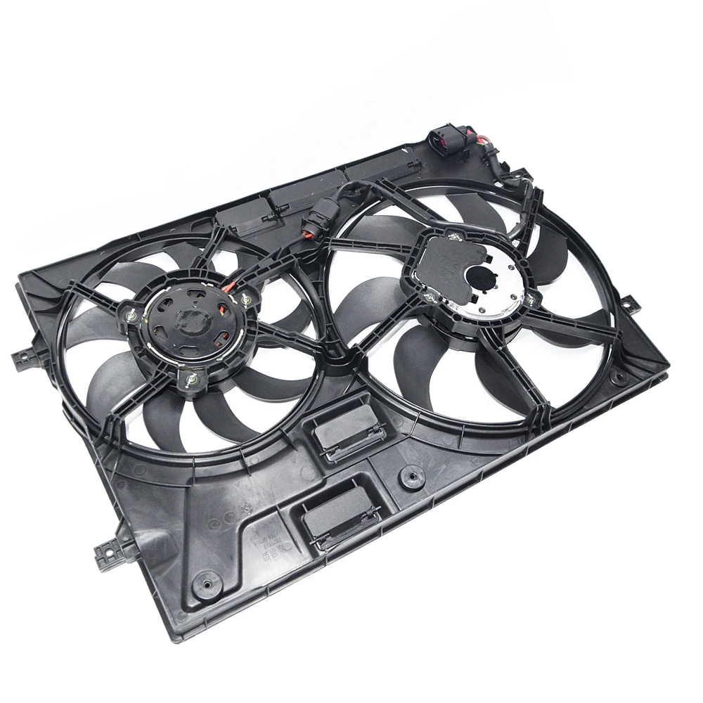 3Q0959455C 3Q0121207 Small Specifications Module 12 Auto Electric Motor 12V Car Cooling Radiator Fans For Audi Tt Fan Assembly