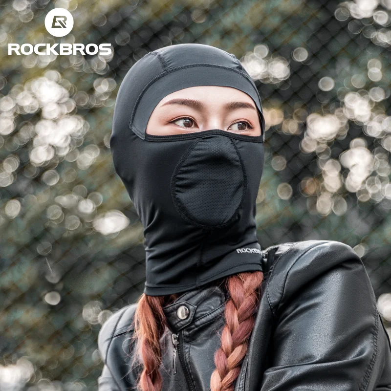ROCKBROS Factory Wholesale Customize Balaclava Face Mask Breathable Ski Mask Cycling Motorcycle Helmet Liner Shiesty Mask