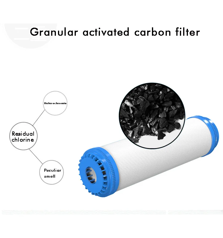 10 inch water filters cartridge PP GAC CTO UF T33 filters for  household water filter