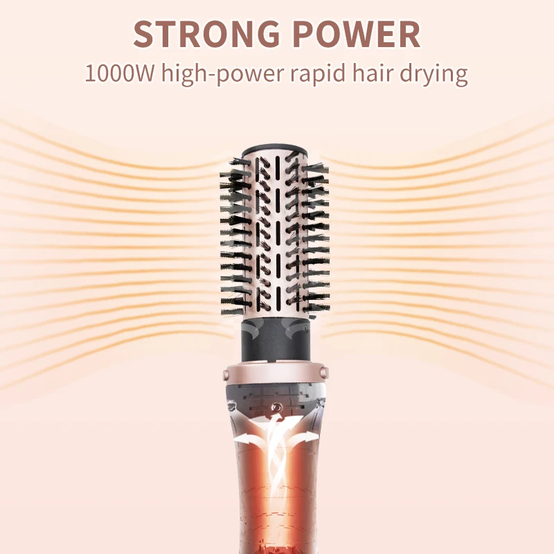 DSP 5 in 1 Hair Salon Tools Electric Hair Brushes One Step Hair Dryer And Volumizer Hot Air Brush With Kit