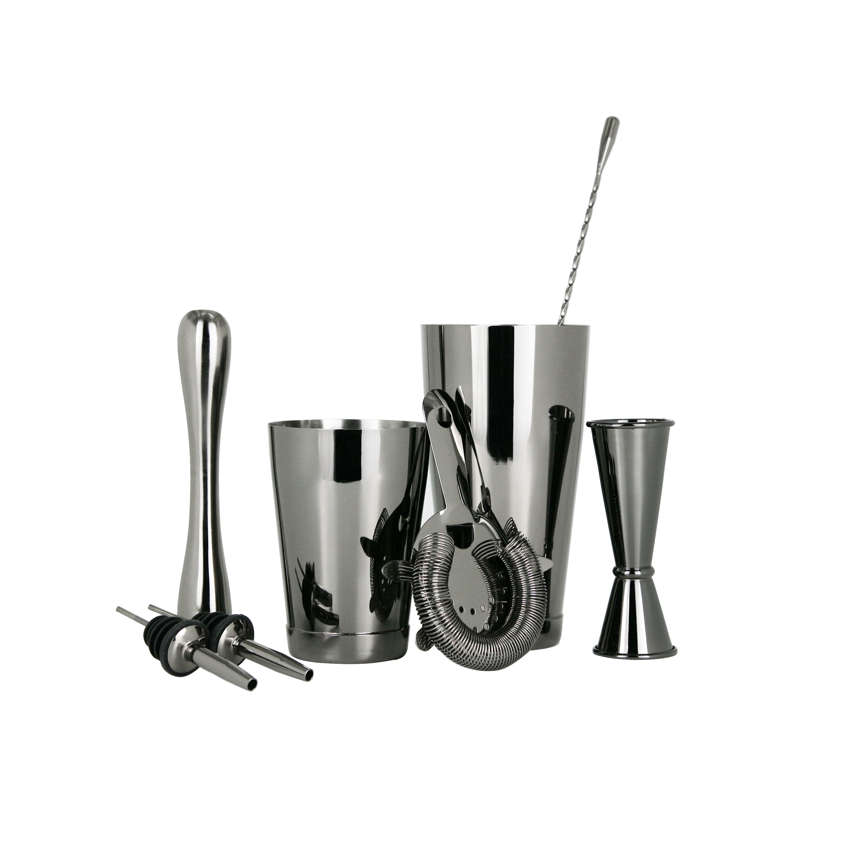 Customizable Stainless steel Cocktail Shaker Bar tools Set