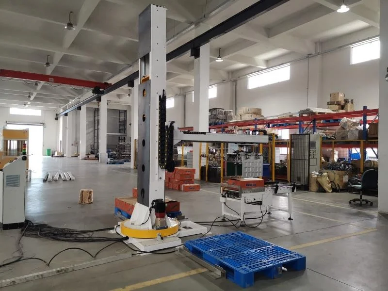 
rotate column carton case bag palletizer machine 