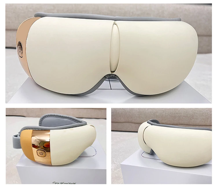 Type C Rechargeable Eye Massager Vibration Under Eyes Massage Device Electric Heat Eye Massage Equipment Fatigue Relief