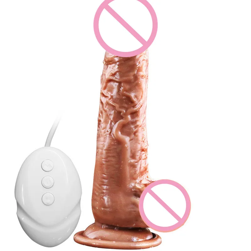 Wholesale Electric Vibrating Real Penis Suction Cup Dildo EroticToy USB Charging Real Big Dildo Vibrator Sex Toys for Women