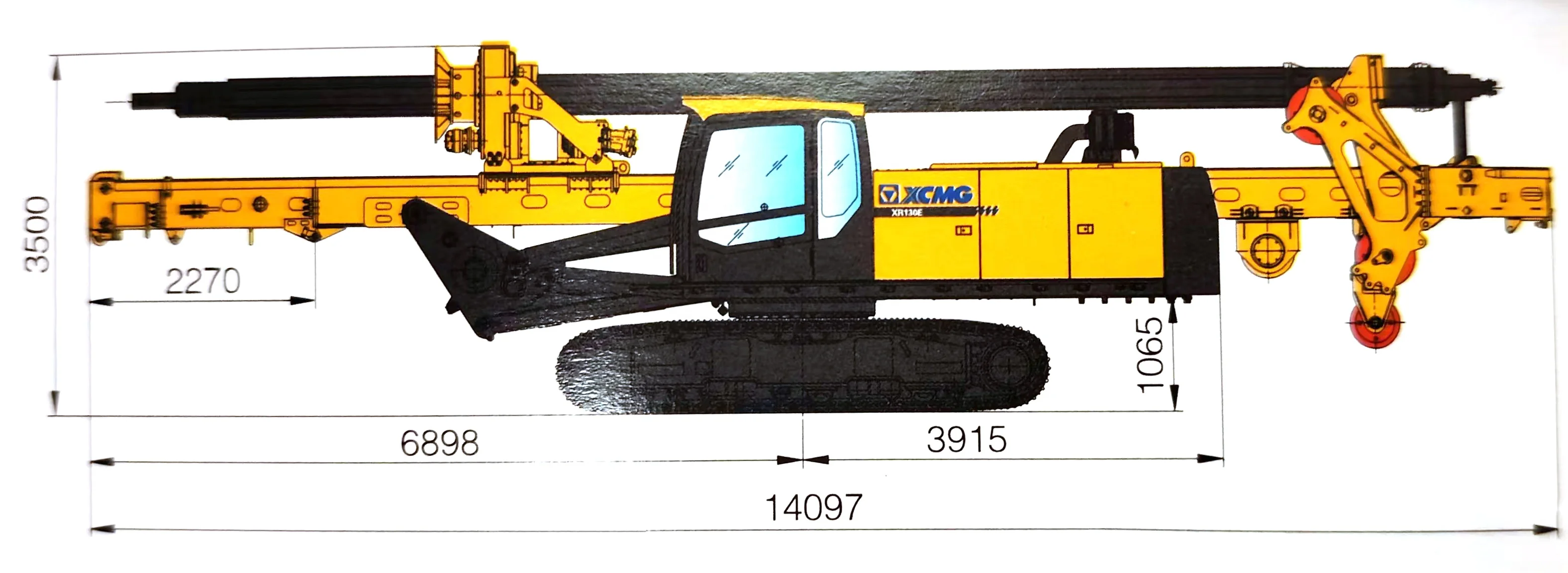 Chinese Brand XR130E HYDRAULIC DRILLING RIG used condition xr150dII XR160DIII xr220e xr280e xr280dII xr360e