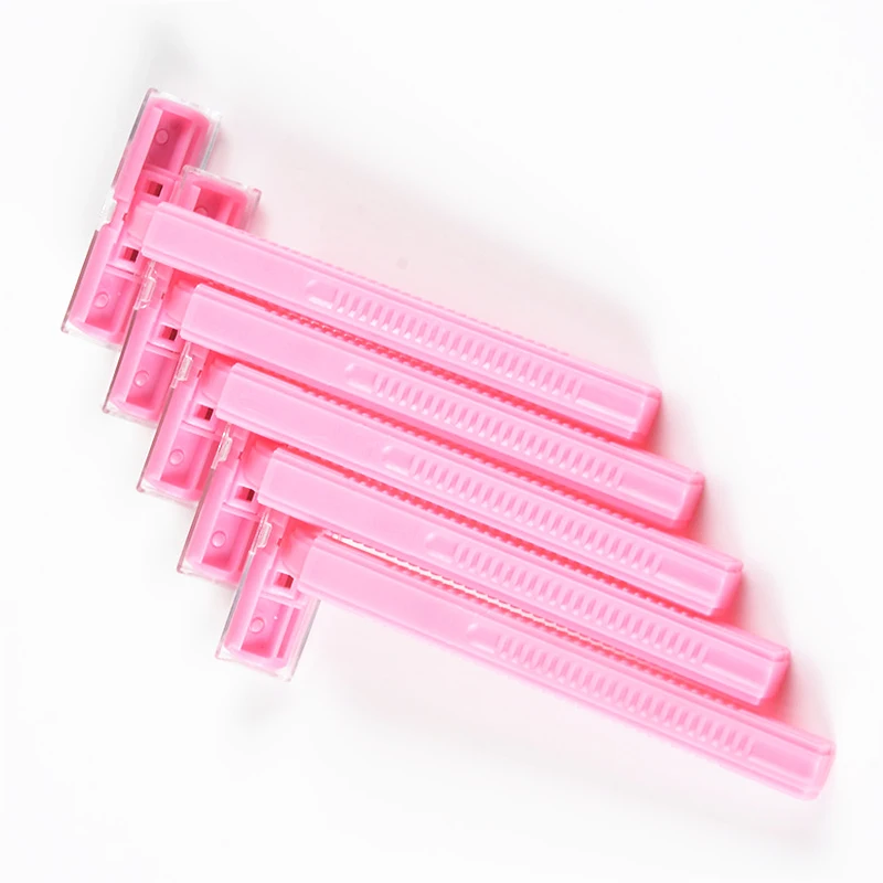Max brand Shaving razor factory disposable razor twin blades women use pink razor