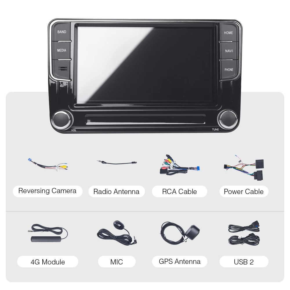 TOPSOURCE Заводская Автомагнитола RCD 360 Carplay автомобильное радио GPS стерео аудио для VW Golf 5 6 MK5 MK6 Polo Passat B6 B7 CC Tiguan Touran