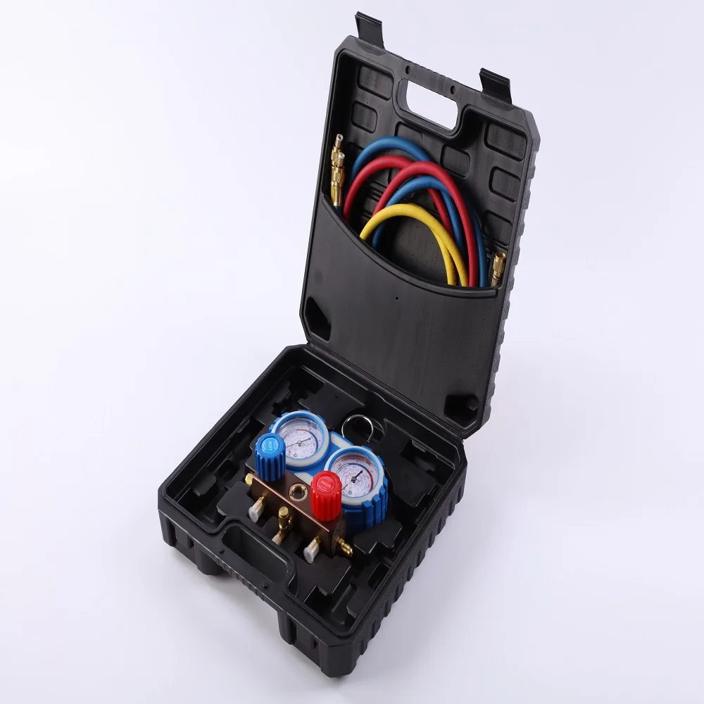 Single Digital Manifold Gauge Valve for Low & High Pressure for Refrigerant R134A/R22/R404A/R406A