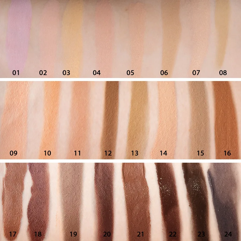 Private label pink BB cream cushion foundation light to dark color for all skin foundation makeup