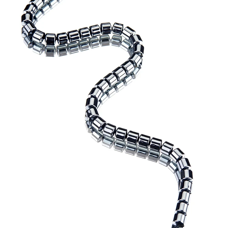 Оптовая продажа, гематитовые барабанные бусины, гематитовые бусины на заказ