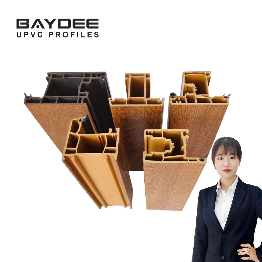 High Quality Customized Black UPVC Profile Plastic UPVC Window Profile U Pvc Profile For Home And Shed And Industries