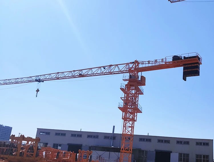 China professional 8T QTZ80 Small manufacturer tower crane for sell