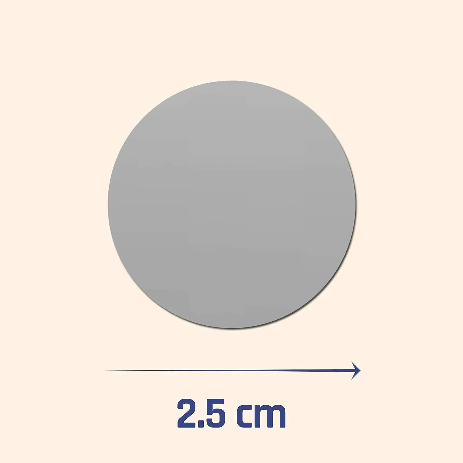 Round Scratch Off Labels 1inch (silver) 5 sheets 150 labels  Manual Scratch Off Labels Sticker Tape