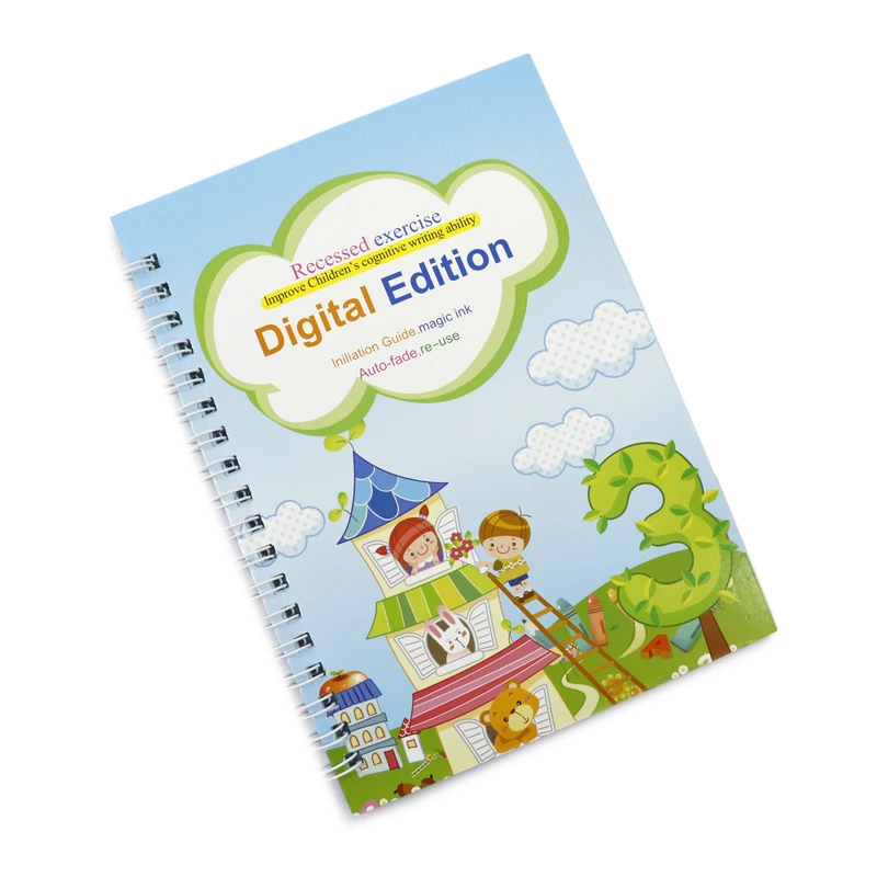 Ручка, рассеивающие чернила, детская книга для рисования, популярная Волшебная многоразовая тетрадь для каллиграфии