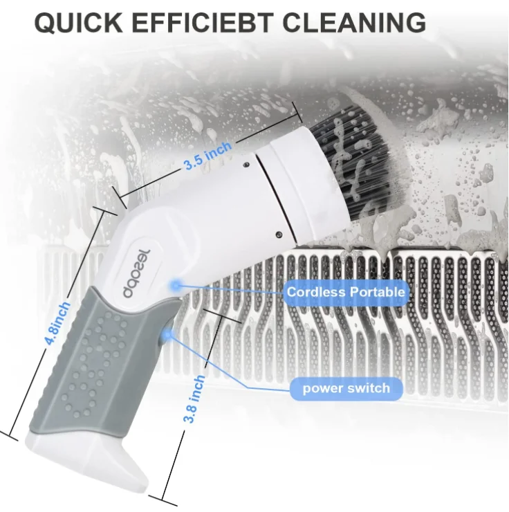 Electric floor cleaning Scrub Brush Spin Scrubber Cordless Handheld Cleaning Brush for bathroom