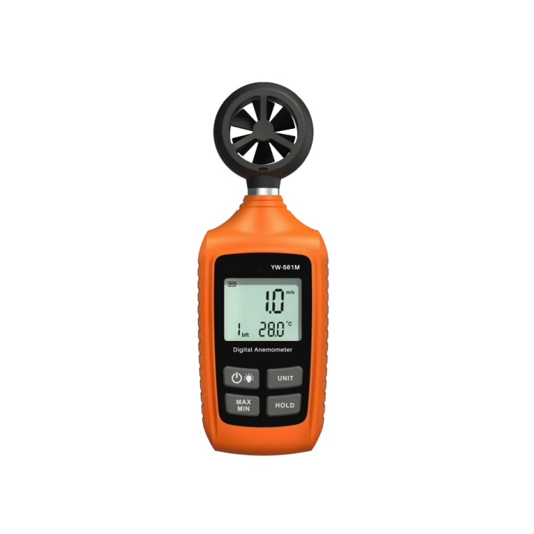 YW-561M handheld Digital wind speed meter thermometer anemometer Air flow monitor