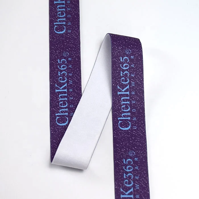 OEM Manufacture Printed Flat Mutil-color Good Resilience Customized For Underwear Garment