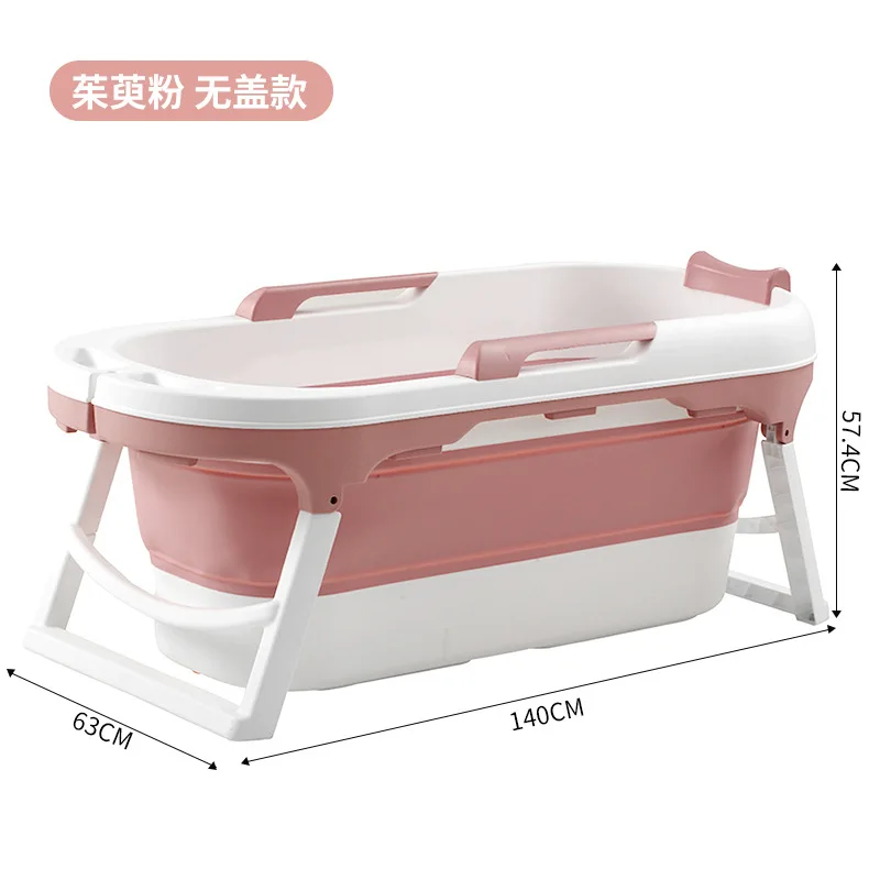 Factory Wholesale Adult Bath Tub With Lid Hot Selling Foldable Bathtub Portable Plastic Household Bath Tub