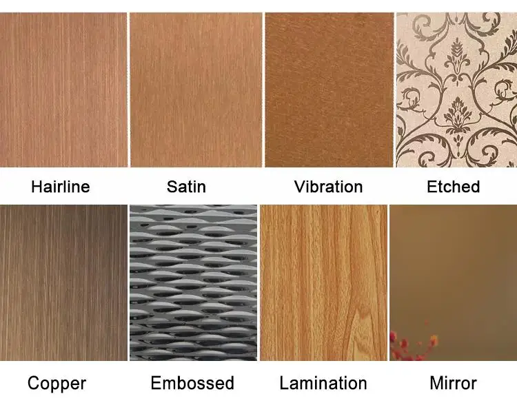 SUCEL Decorative Antique Bronze Color Copper / Brass Coated Clad 304 Antique Stainless Steel Plates And Sheets