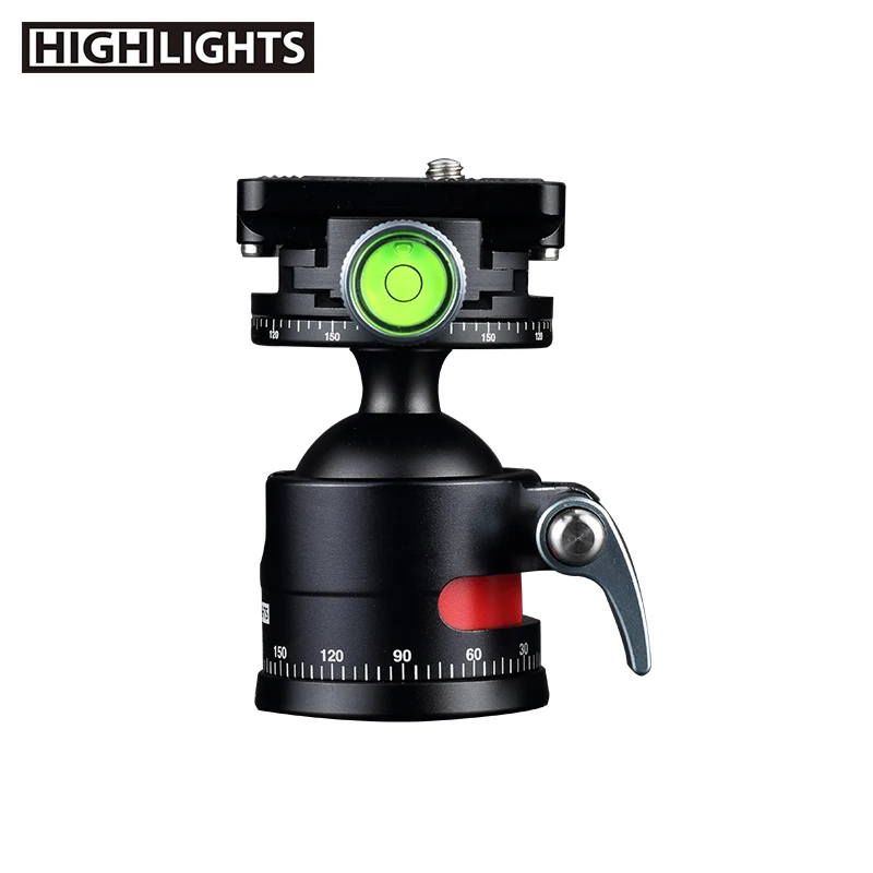 
Photography Camera Tripod Ball Head 720 Degree Tripod Ball Heads For DSLR Camera 