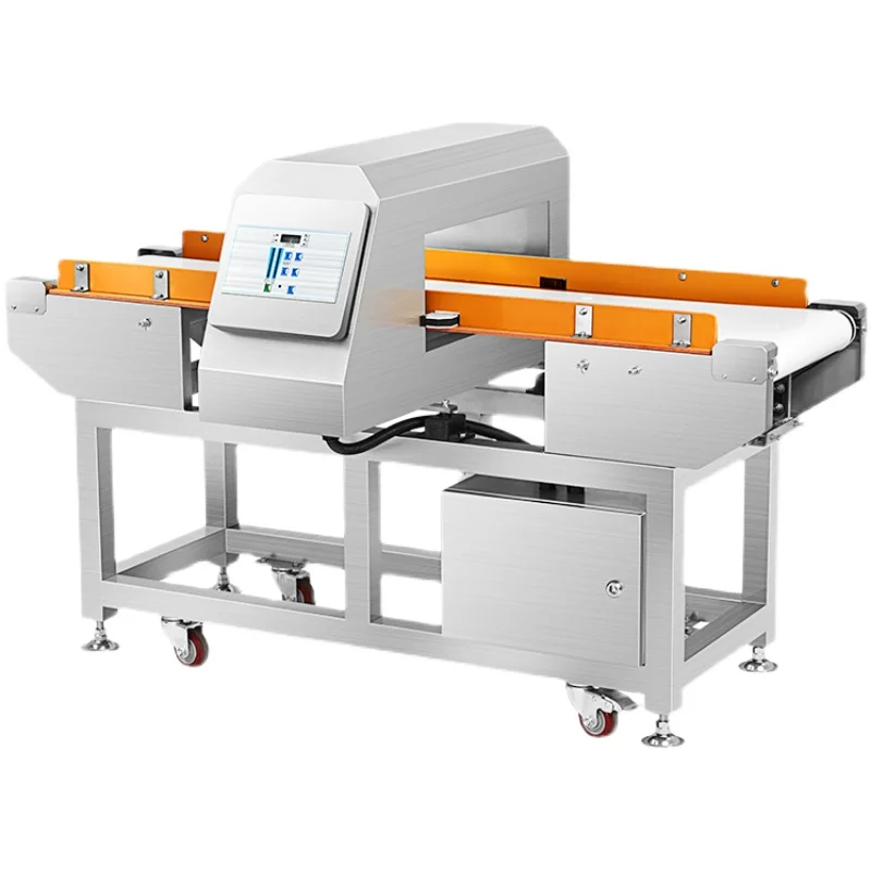 Highly sensitive probe, metal detector with push rod kinetic energy rice noodles/ fresh vegetables/meat  food metal detector