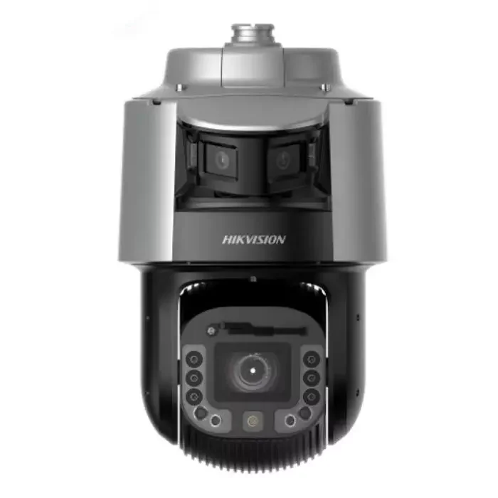 Новый интеллект DS-2SF8C442MXS-DLW(24F0)(P3) tandemvu гироборд с колесами 8 дюймов панорамный 4 МП 42X DarkFighter купольная PTZ CCTV IP камеры видеонаблюдения HIK