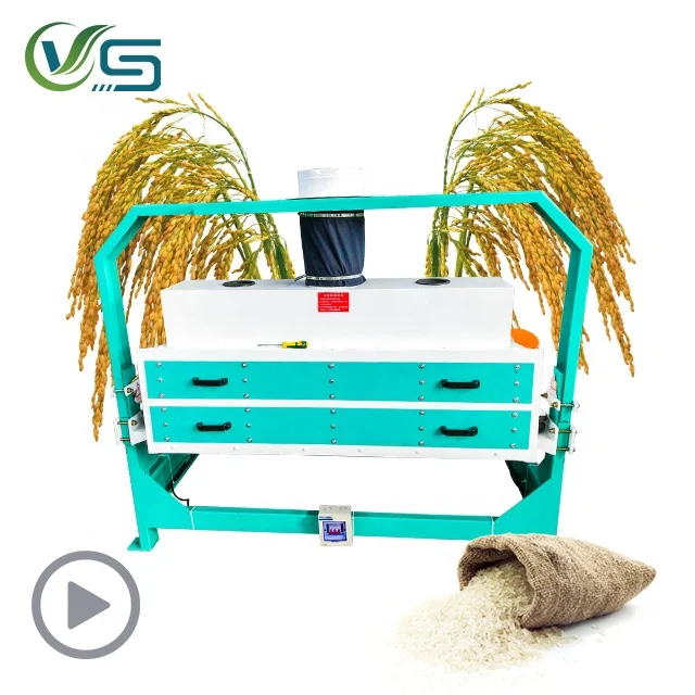 Paddy rice straw dust removal machine/rotary cleaner machine/wheat corn vibrating cleaning sieve