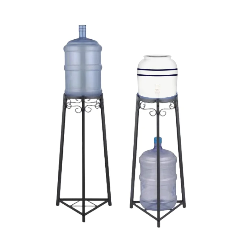 Floor Standing Metal Crock Stand for Ceramic/Porcelain Water Dispenser & Gallon Bottle