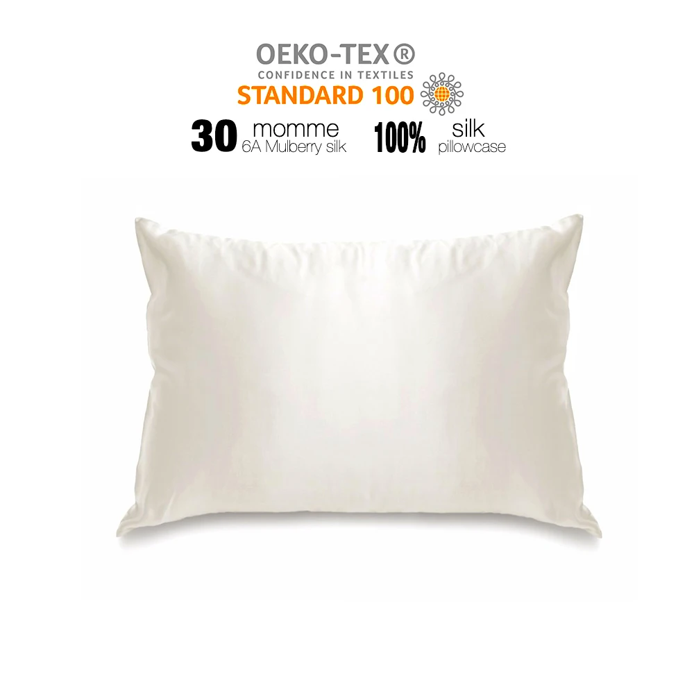 100% pure 16/19/22/25/30mm Silk throw pillowcase throw pillowcase with gift box for birthday silk pillowcase manufacturer