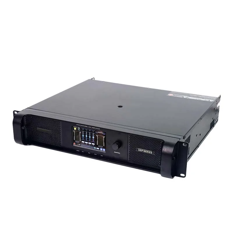 DSP10000Q Rack-Mount Pa System Touring 4 Channel Audio Portable Dsp Amplifier With Fir Filtering