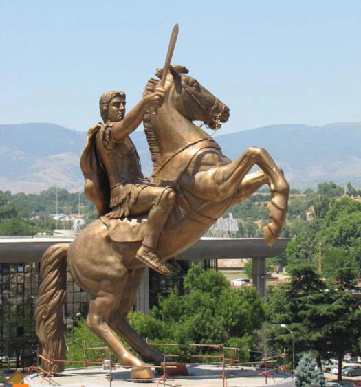 Antique Life Size Bronze Roman Soldier Sculpture Napoleon Riding Horse Statue