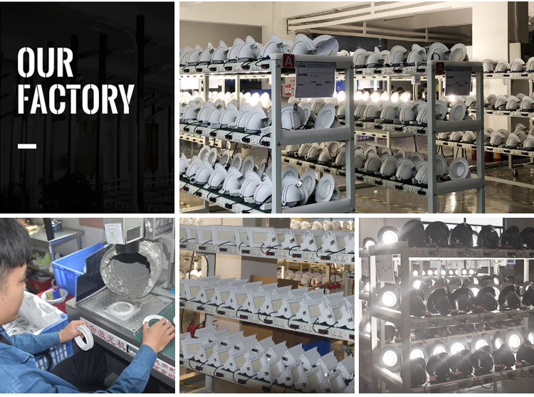 OBALS Grille ceiling lamp led adjustable downlight round 2*7w 12w deep recessed led downlight double head rectangular spot light