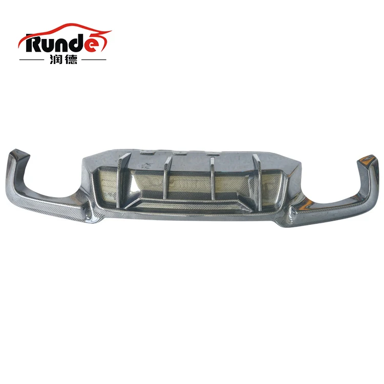 Runde Car Modification Carbon Fiber Rear Lip For BMW 5 Series F10 F18 Modified M5 R Style Rear Lip