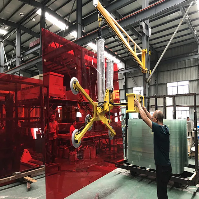 Pneumatic vacuum lifter with rotation and flip air