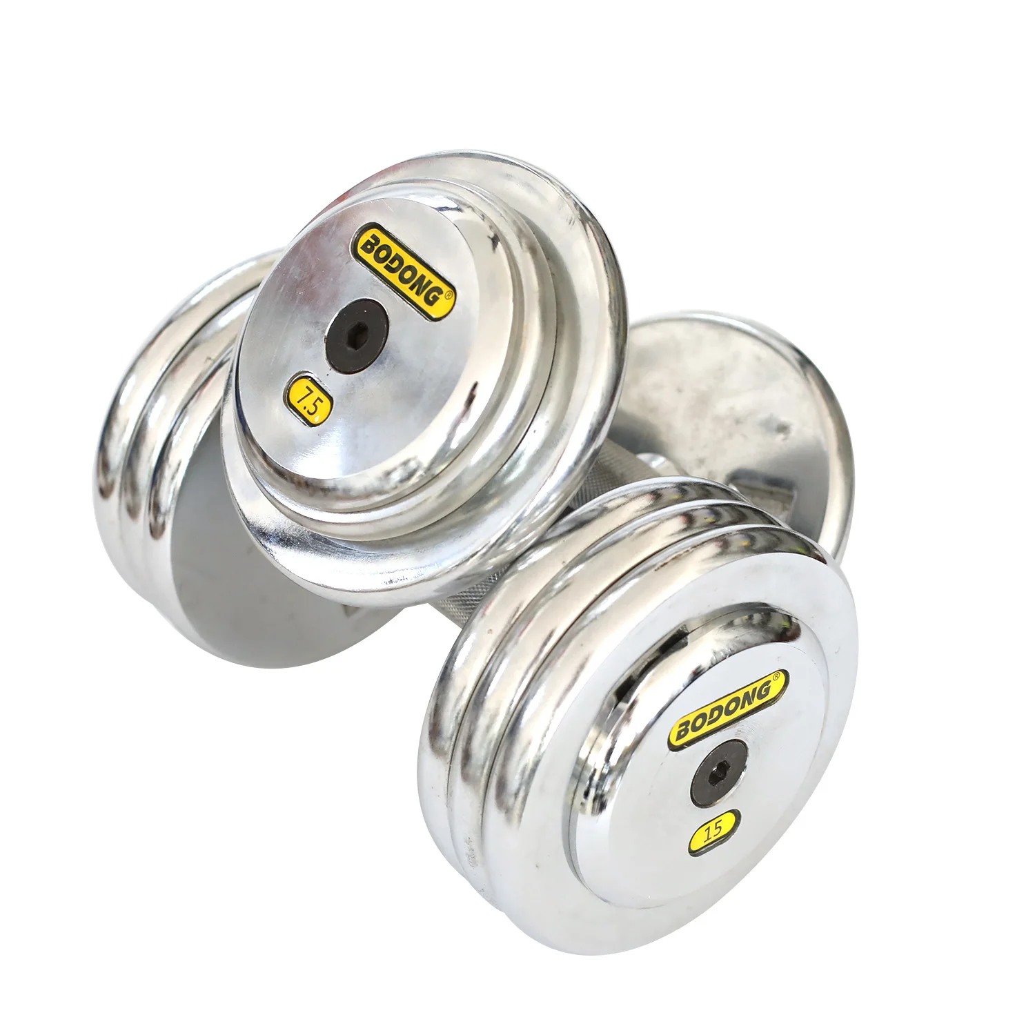 High Quality Weighted Stainless Steel Dumbbell Set Chrome Dumbbells 2.5kg-100kg Dumbbell Free Weights