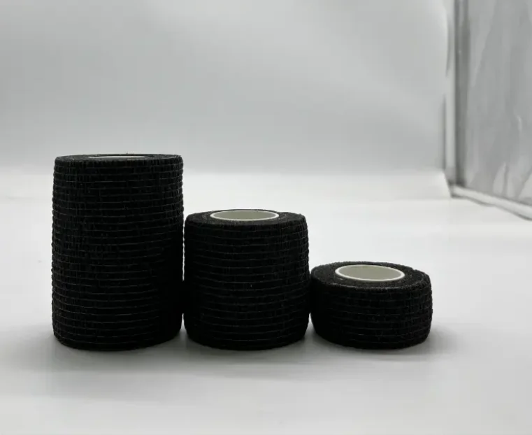 Factory Price Medical Consumables Cohesive Bandage Elastic Fiber and Non Woven Color Fiber
