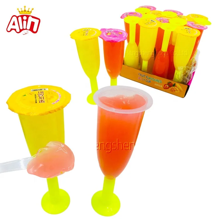 candy supplier  yummy candies  sweet sour  pudding gel  goblet  halal jelly